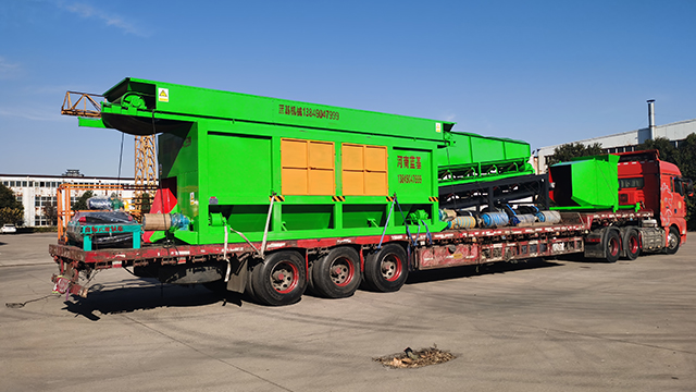 建筑垃圾處理設備,垃圾分揀設備裝車發往深圳